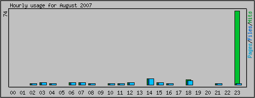 Hourly usage