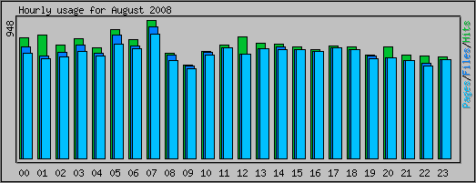 Hourly usage