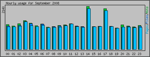 Hourly usage