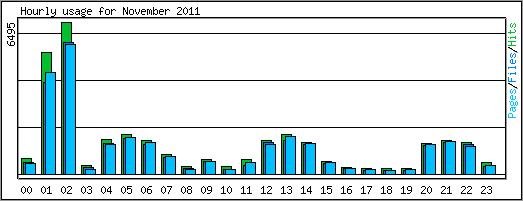 Hourly usage