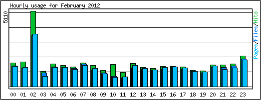 Hourly usage