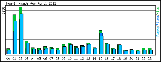 Hourly usage