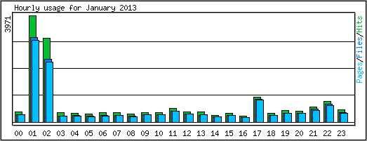 Hourly usage