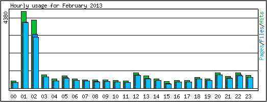 Hourly usage