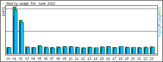 Hourly usage