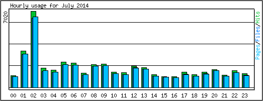 Hourly usage