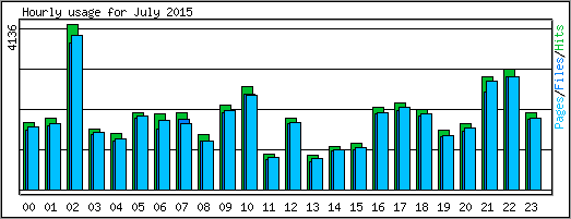 Hourly usage