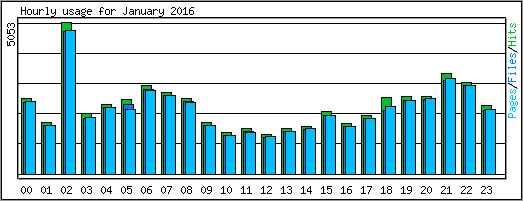 Hourly usage