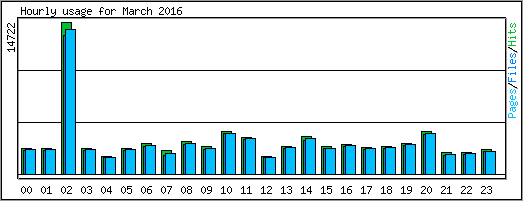 Hourly usage