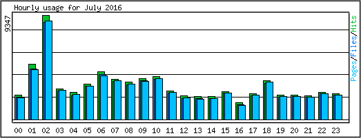 Hourly usage