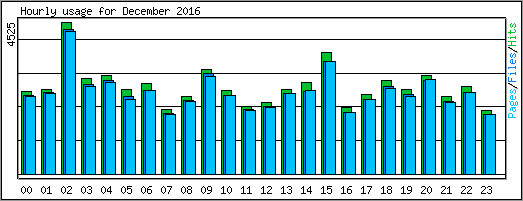 Hourly usage